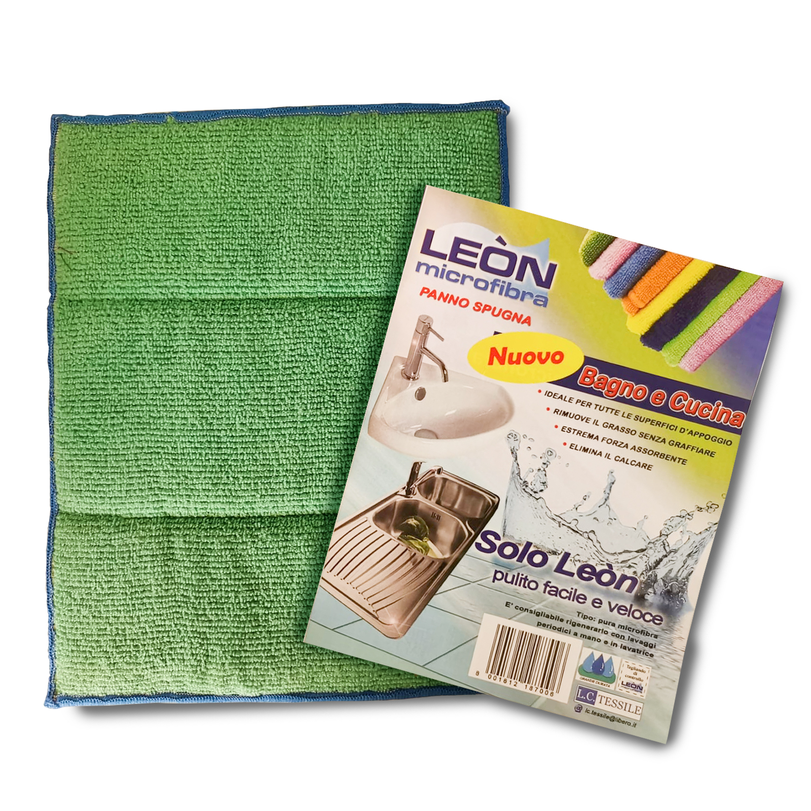 Leon panno spugna bagno e cucina